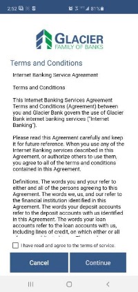 Internet Banking Service Agreement Terms and Conditions
